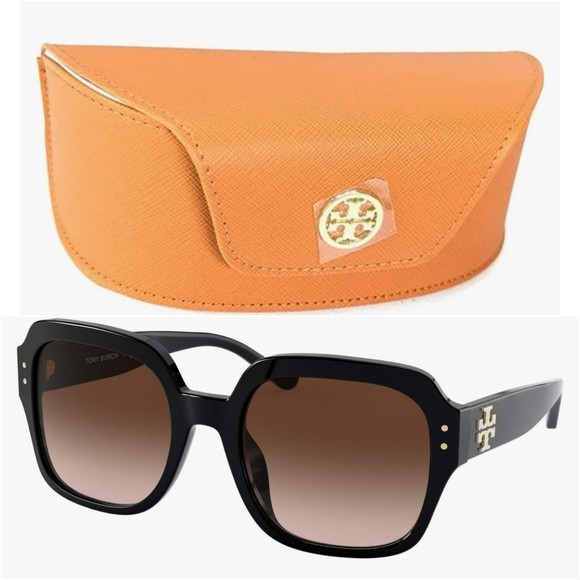Tory Burch Accessories - Authentic!Tory Burch Black Frame Sunglasses Dark Brown Gradient TY7143UAuthentic